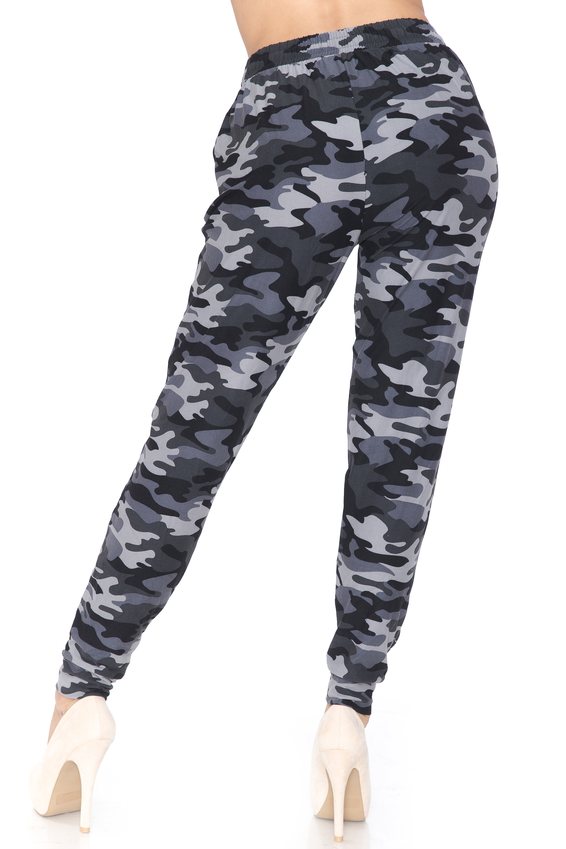 Wholesale Buttery Smooth Charcoal Camouflage Joggers - New Mix