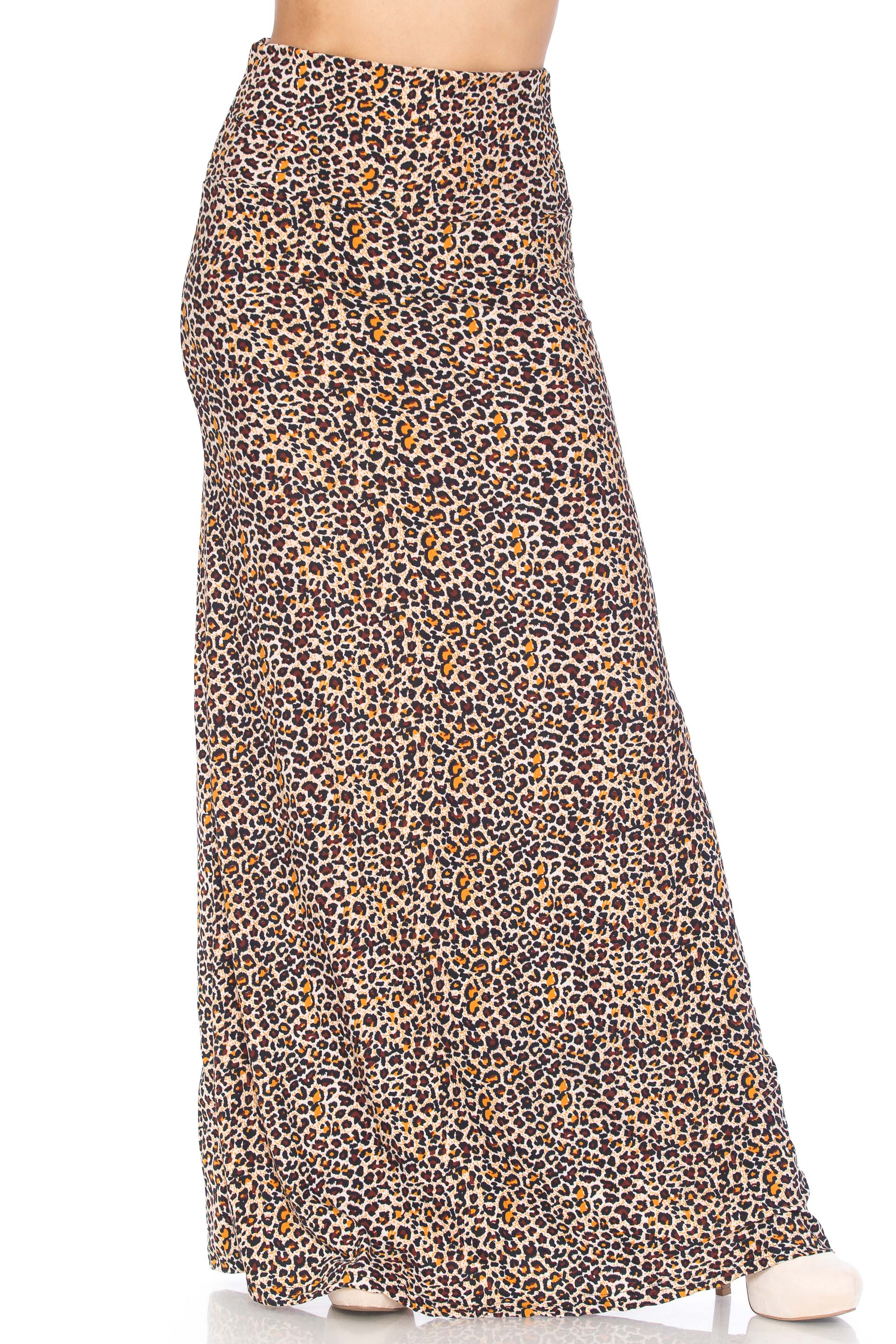 Wholesale Buttery Smooth Savage Leopard Maxi Skirt
