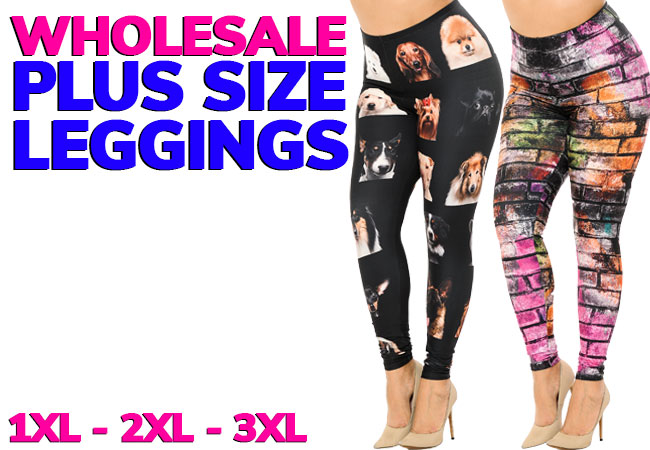 Buy wholesale Leggings for women crazy dahlias
