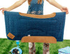 Impact Gel Woven Western Saddle Pad: Summertime Madness Collection - Blue Raspberry Impact Gel Woven Western Saddle Pad: Summertime Madness Collection - Blue Raspberry