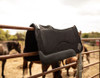 Impact Gel Contour Classic Saddle Pad- Black Wear Leather Impact Gel Contour Classic Saddle Pad- Black Wear Leather