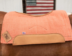 Impact Gel Woven Western Saddle Pad: Summertime Madness Collection - Grapefruit Paradise Impact Gel Woven Western Saddle Pad: Summertime Madness Collection - Grapefruit Paradise