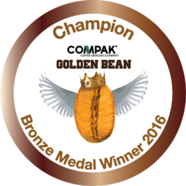 Compak Golden Bean North America Medals