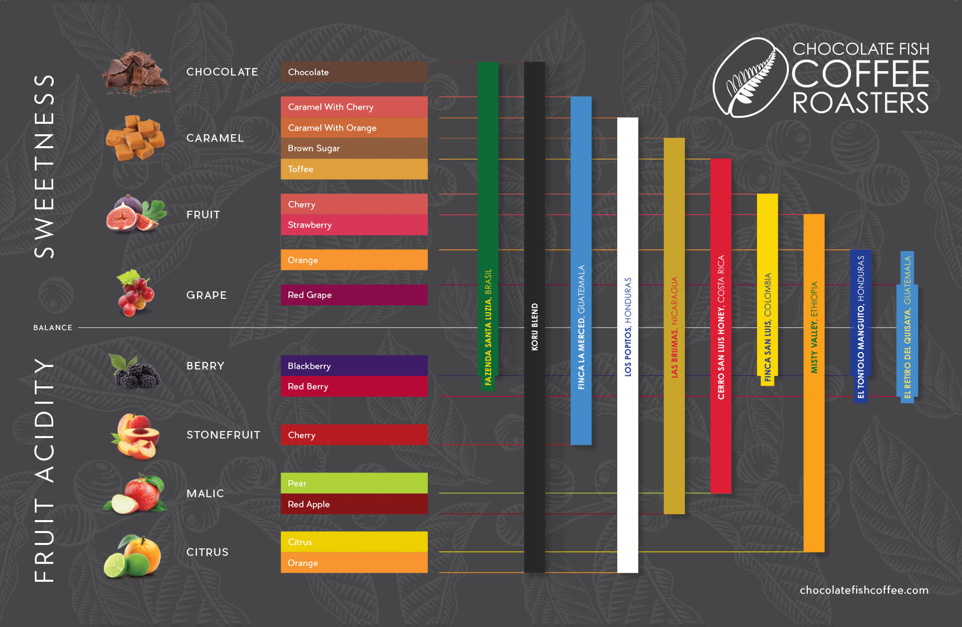 Coffee Taste Chart