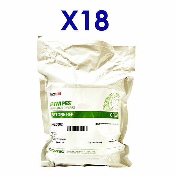 CLEANING SOLVENT-BASED WIPES DIESTONE HFP C86 6X9 18/BOX