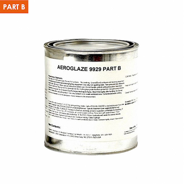 CURATIVE COMPONENT AEROGLAZE 9929B QUART LINED