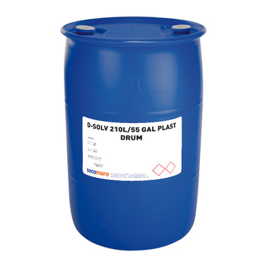 WAX DISOLVER D-SOLV 210L/55 GAL PLAST DRUM - Socomore Canada