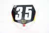 RMZ250 07–09 RMZ450 06–07 Front Number Board Plastic Suzuki 94911-37F02-30H #291
