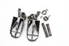 KLX450R 08–20 KX450F 06–14 Footrests LH+RH Footpegs & Pins Kawasaki 34028-0015 #292