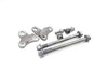 YZ250F WR250F 2001-2003 Lower Motor Mount Brackets & Bolts Yamaha #118