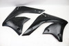 KX250F 2007-2008 Black Radiator Shrouds Covers Aftermarket Kawasaki #159