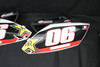 YZ250F 2010-2013 Side Panels Plastic Number Boards Yamaha YZF #208