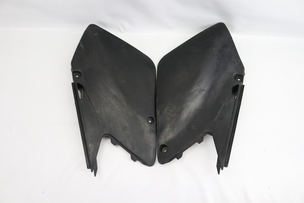 RM125 RM250 2001-2008 Black Side Panels Plastics LH+RH Suzuki #56