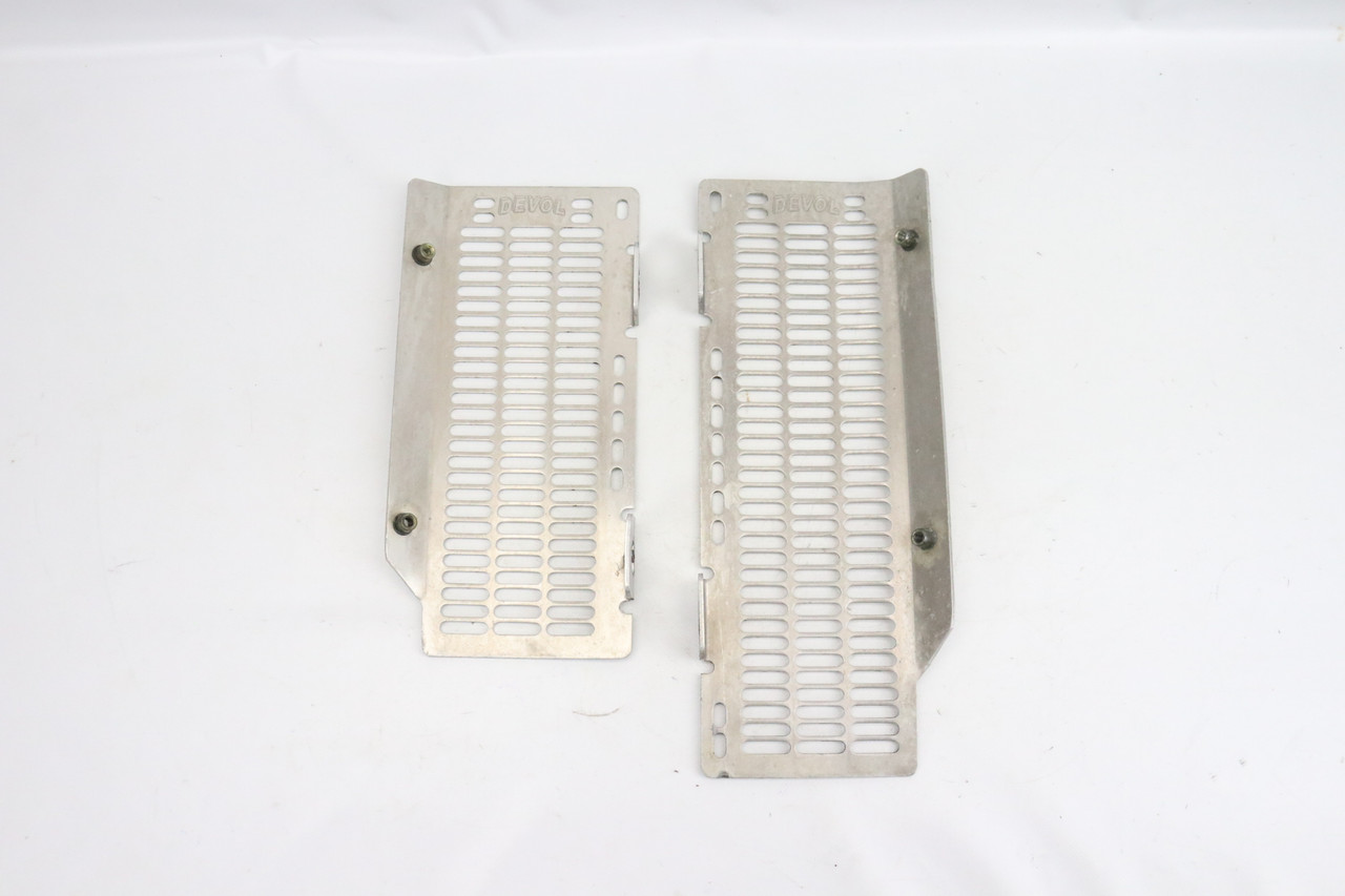 KX250F 2007-2008 Front Radiator Guards Louver Plates Pair Devol #227