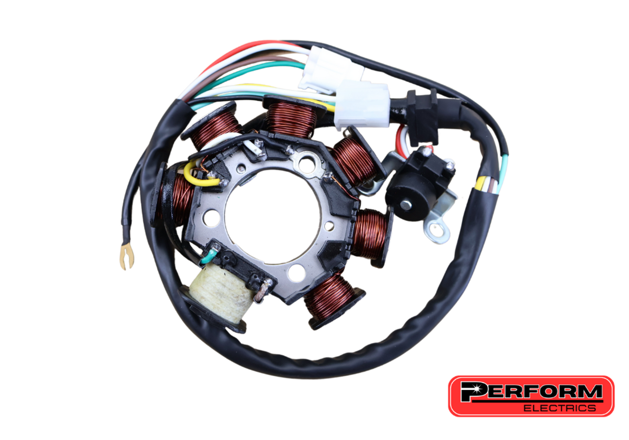 Perform Electrics TT-R125 2004-2023 Stator Assembly Front