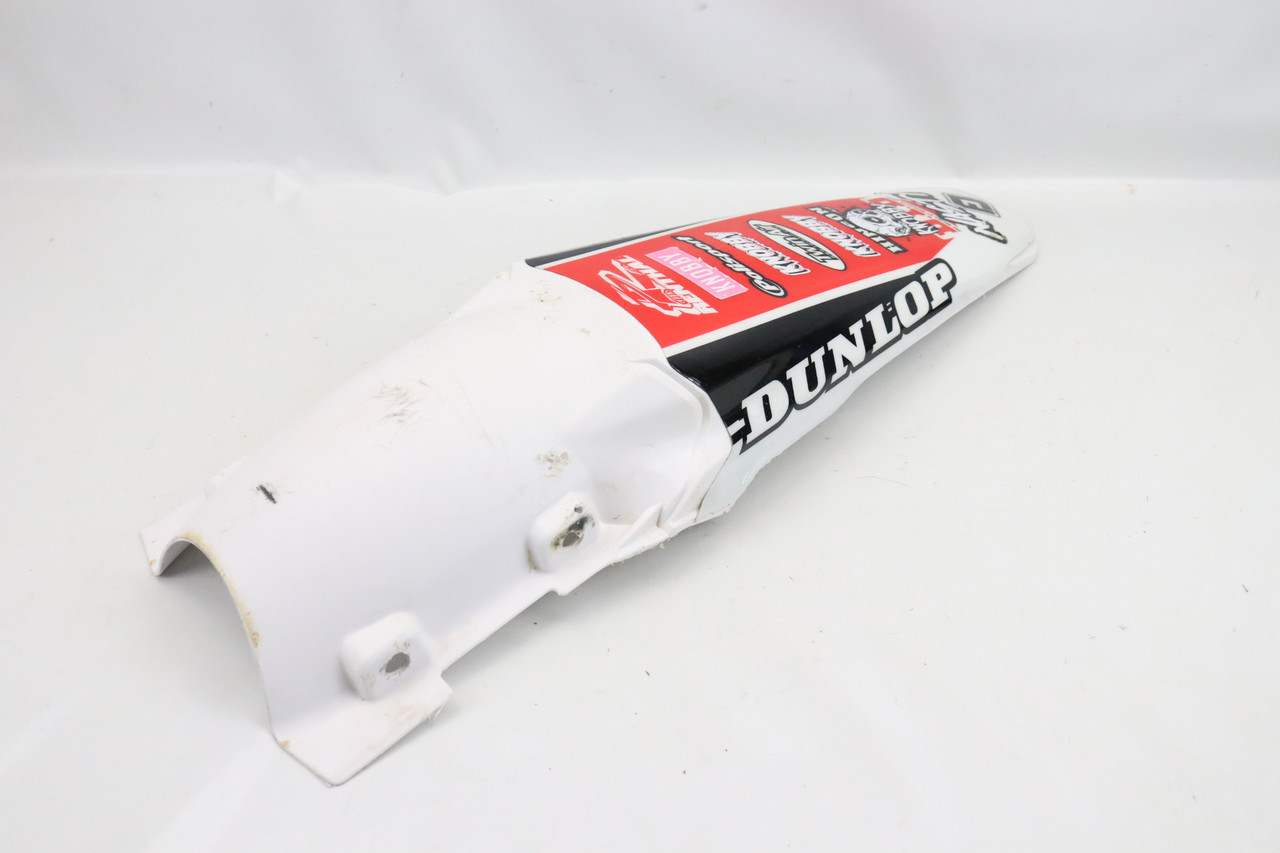 CRF250R 2009 White Rear Fender Guard Honda 80010-KRN-A30ZB #233