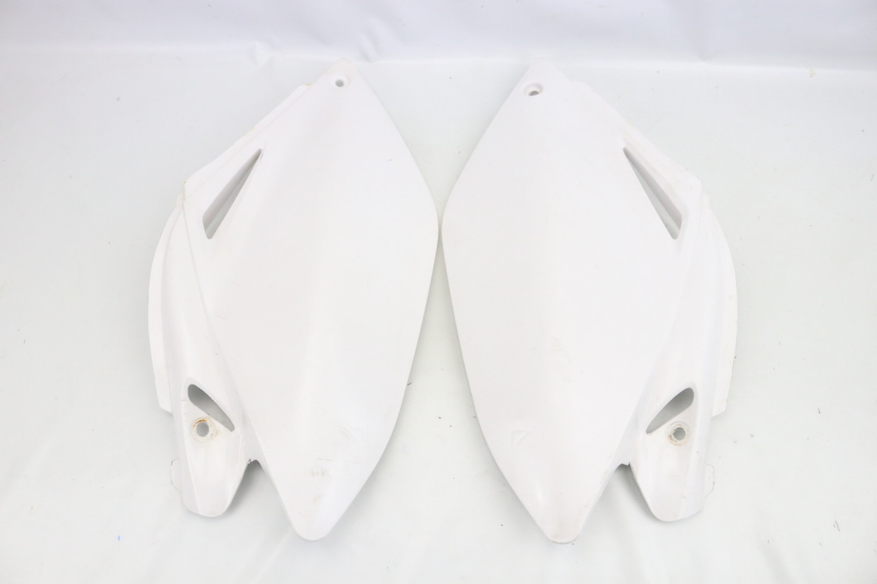 CRF250R 2009 Side Panels Plastics White LH+RH Honda 83510-KRN-A30 #233