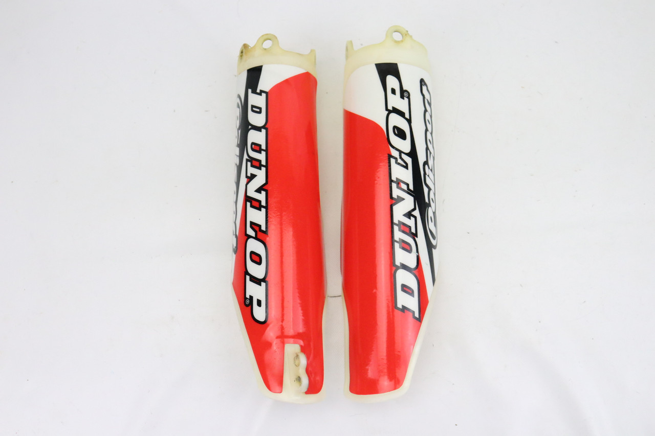 CRF250R CRF450R 2004-2014 Fork Tube Guards LH+RH Protectors Honda 51610-MEN-000ZA #233