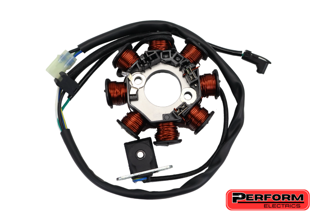 Perform Electrics KLX140 2008-2021 Stator Assembly Front