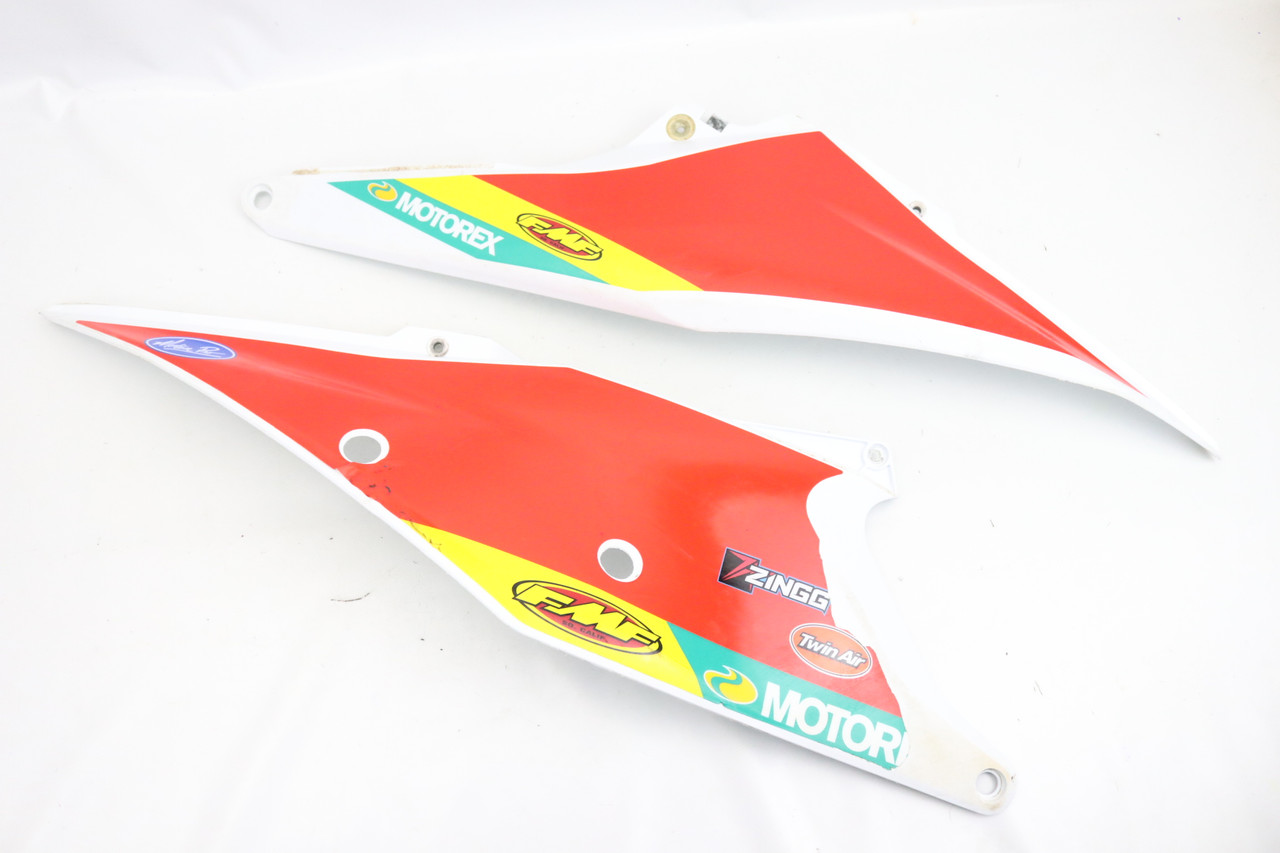 125-450 SX/F XC/F 2021 Side Panels Plastics White LH+RH KTM #236