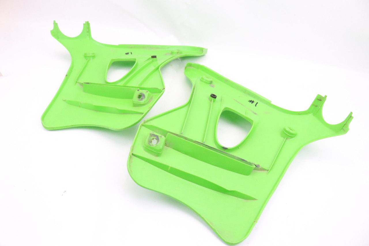 KX250 1998 Radiator Shrouds Tank Plastics Pair Kawasaki #1