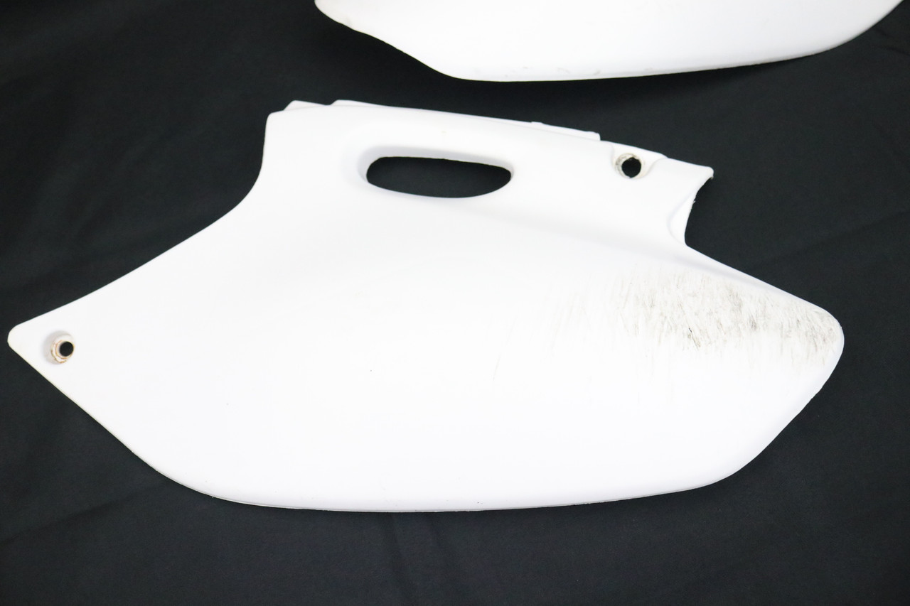 WR400F 98-02 Side Panels Plastics White Yamaha 5BF-21711-00 #271