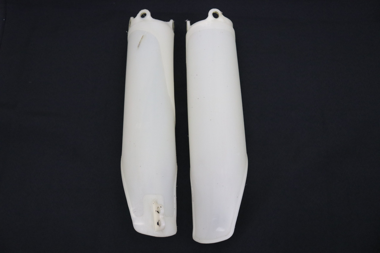 CRF250R CRF450R 04-14 Fork Tube Guards LH+RH Protectors Honda 51610-MEN-000ZA #281