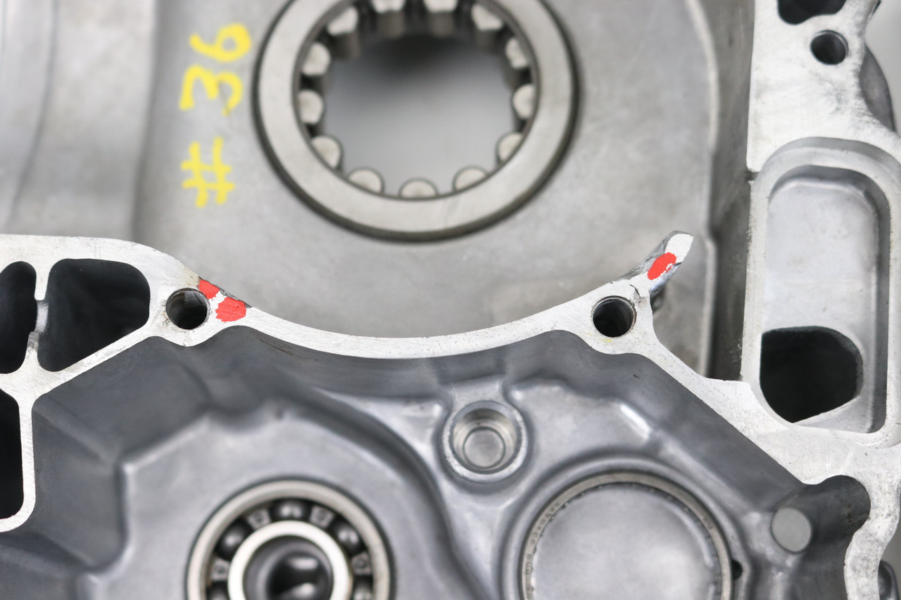 CRF450R 2002 Crankcase Set Engine Cases Honda 11100-MEB-305 #36