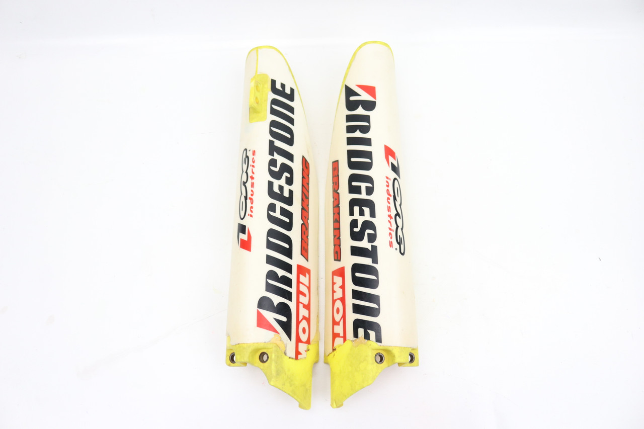 RM-Z250 RM-Z450 2007 Fork Tube Guards LH+RH Protectors Suzuki 51501-37F70 #289