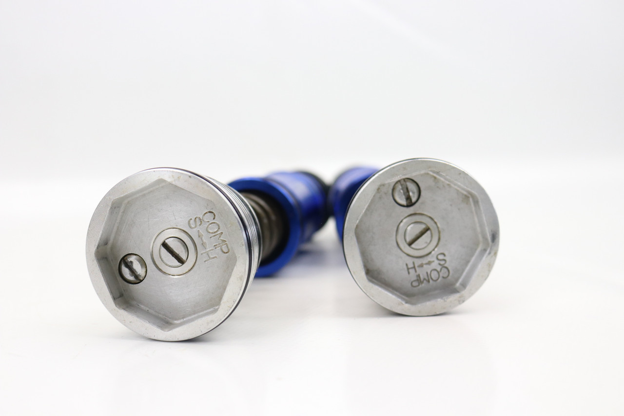 YZ450F 2009 Fork Top Cap Adjusters Pair Yamaha 34P-2316A-00 #290