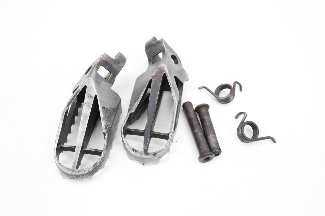 KLX450R 08–20 KX450F 06–14 Footrests LH+RH Footpegs & Pins Kawasaki 34028-0015 #292