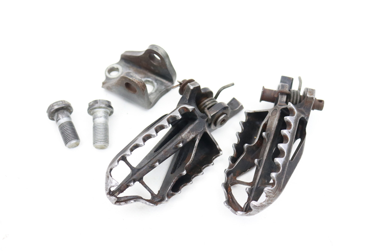 CRF450X 05–12 CRF250X 04–08 Footrests LH+RH Footpegs & Mount Honda #294