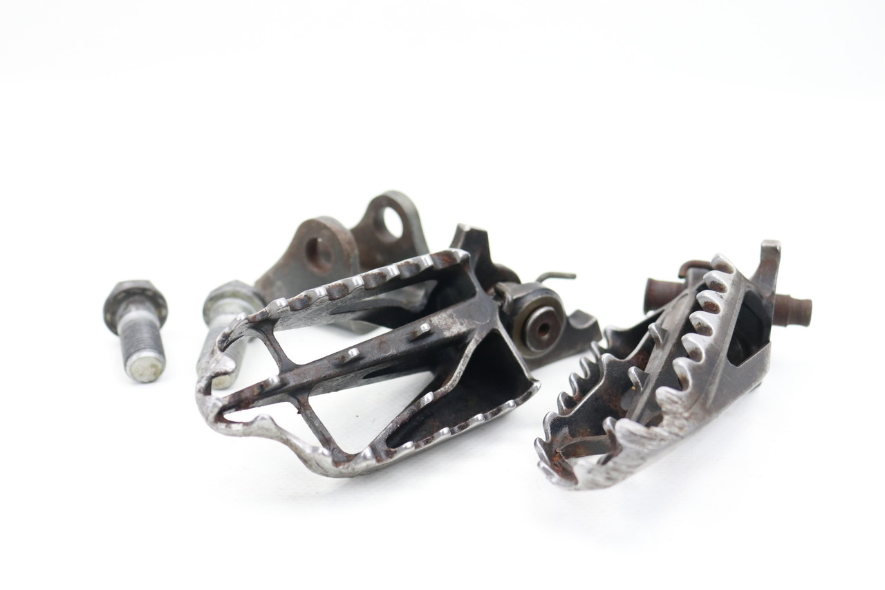 CRF450X 05–12 CRF250X 04–08 Footrests LH+RH Footpegs & Mount Honda #294