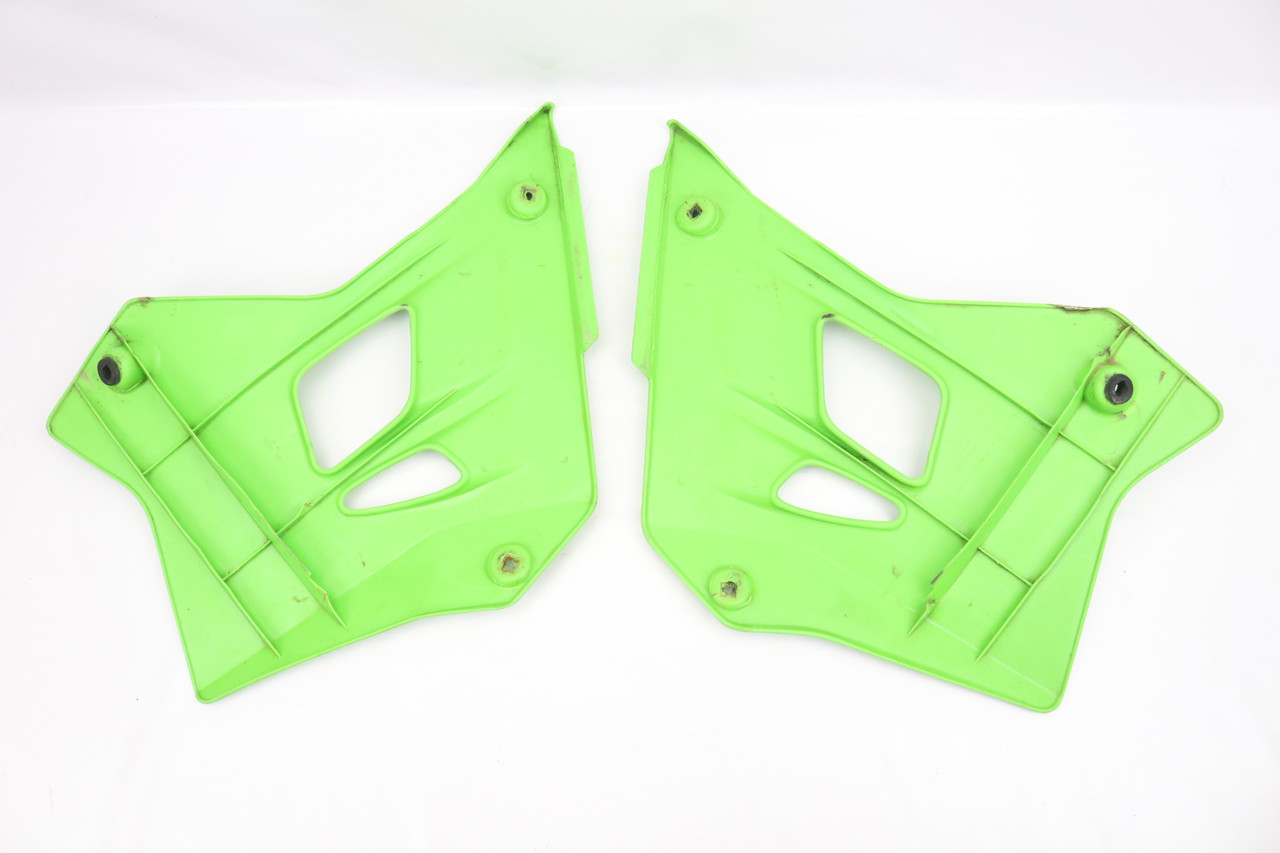 KDX200 2005 Tank Shrouds Plastics Pair Kawasaki 49131-5013-290 #312