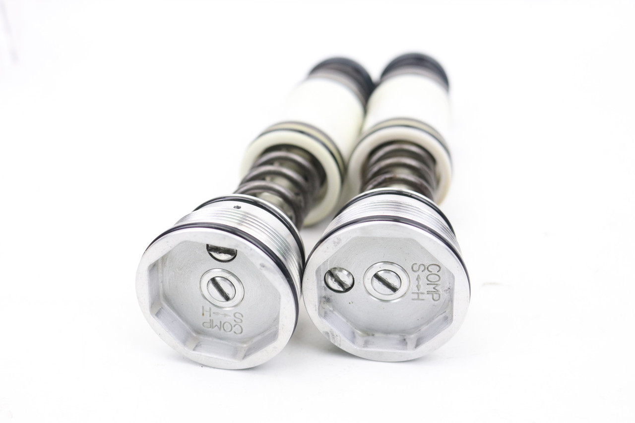 YZ450F 2014-2015 Fork Top Cap Adjusters Pair Yamaha 1SL-2316A-10-00 #319