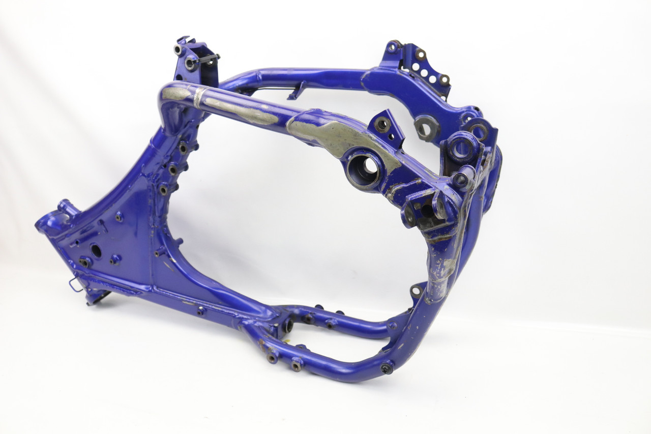 YZ426F 2001 Main Steel Frame Blue Yamaha 5JG-21101-50-P0 #307