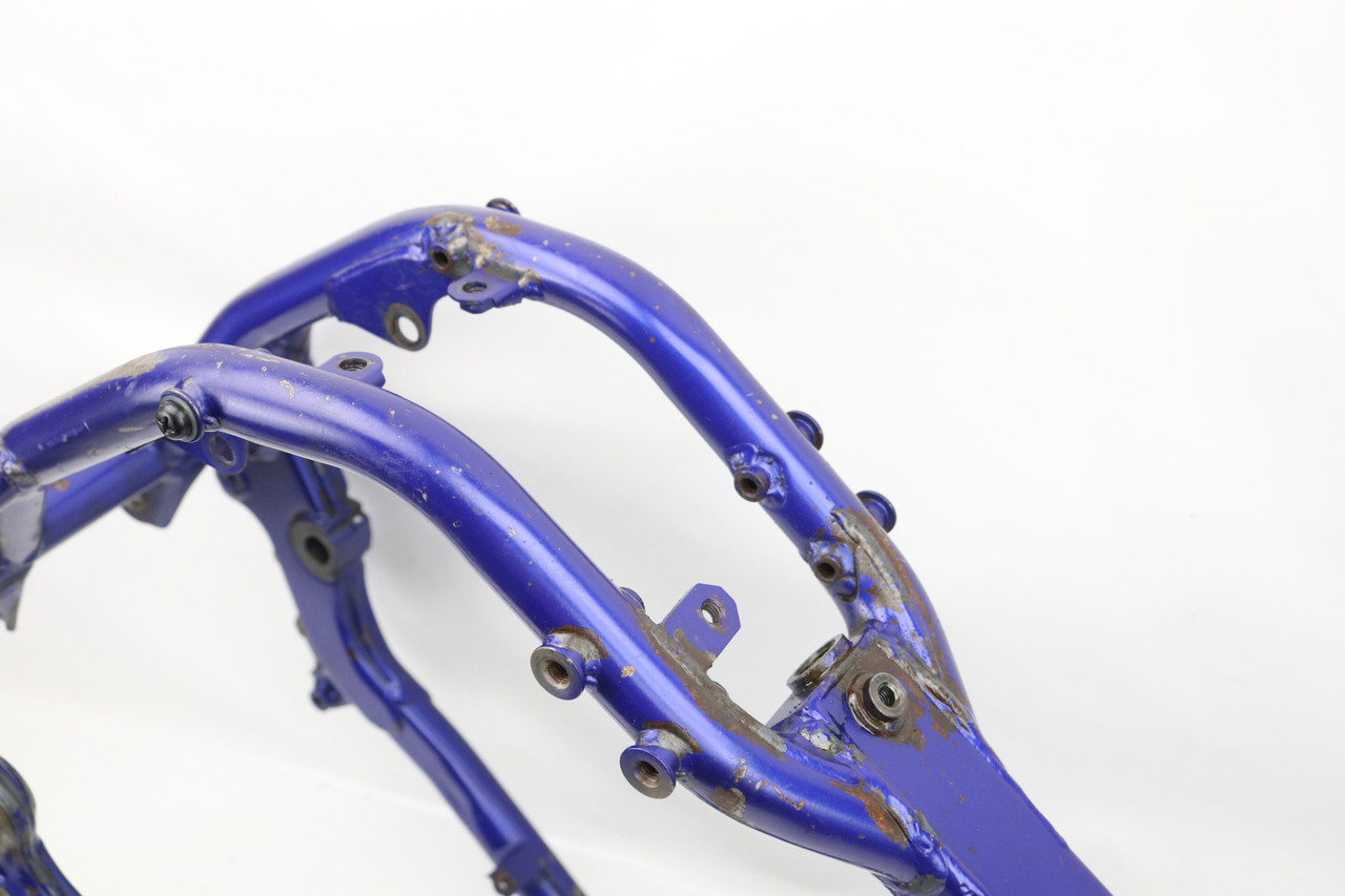 YZ426F 2001 Main Steel Frame Blue Yamaha 5JG-21101-50-P0 #307