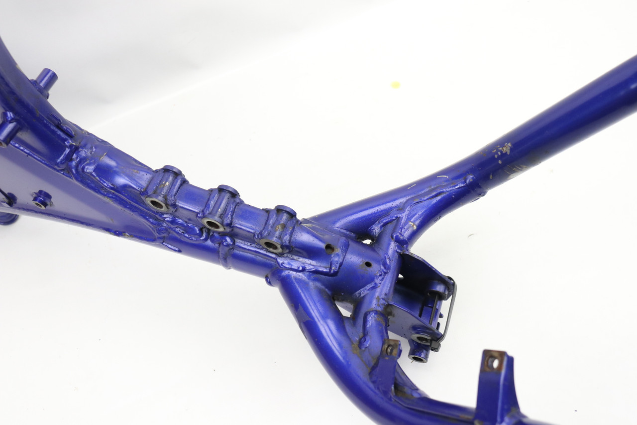 YZ426F 2001 Main Steel Frame Blue Yamaha 5JG-21101-50-P0 #307