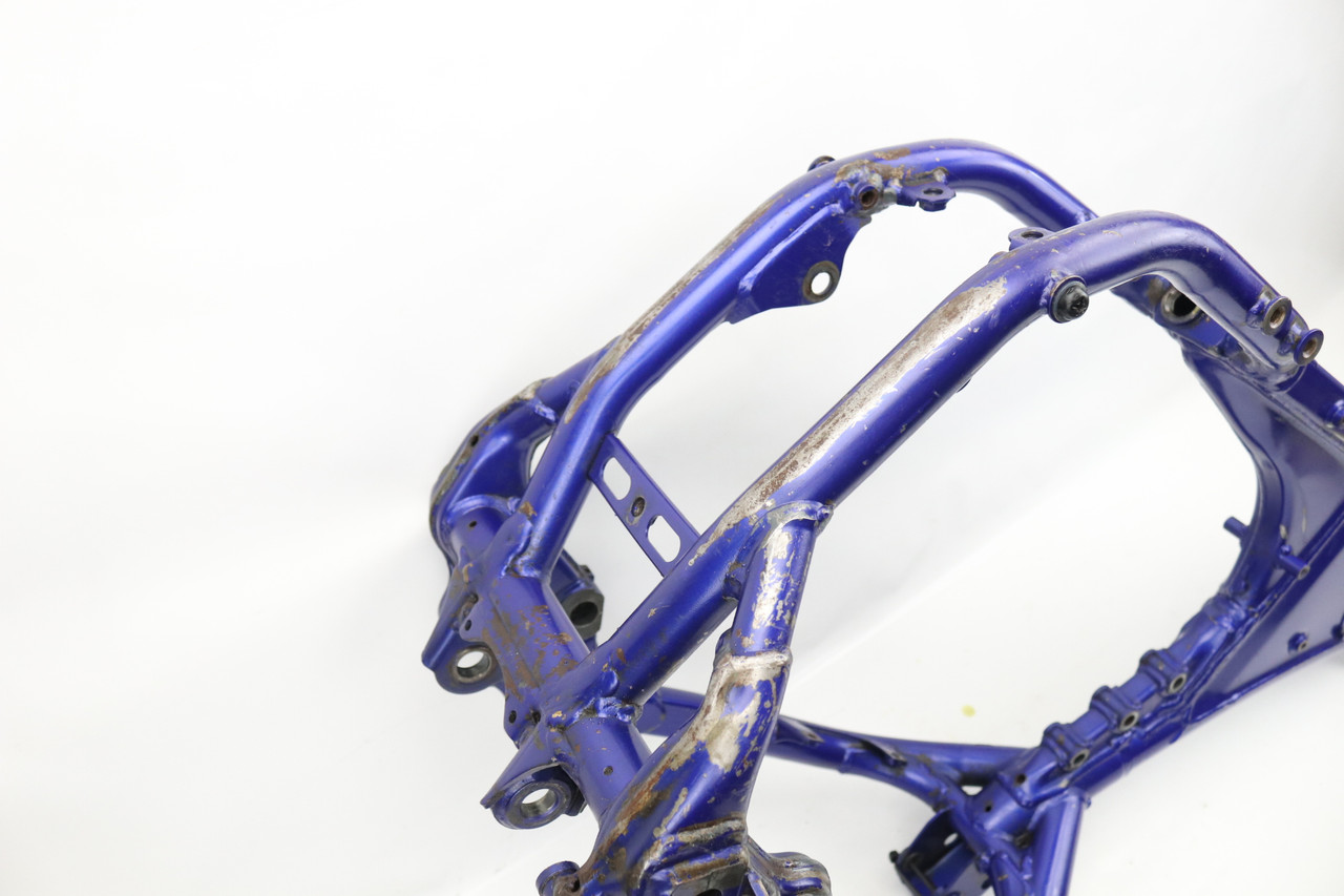 YZ426F 2001 Main Steel Frame Blue Yamaha 5JG-21101-50-P0 #307