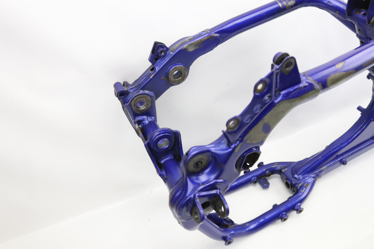 YZ426F 2001 Main Steel Frame Blue Yamaha 5JG-21101-50-P0 #307