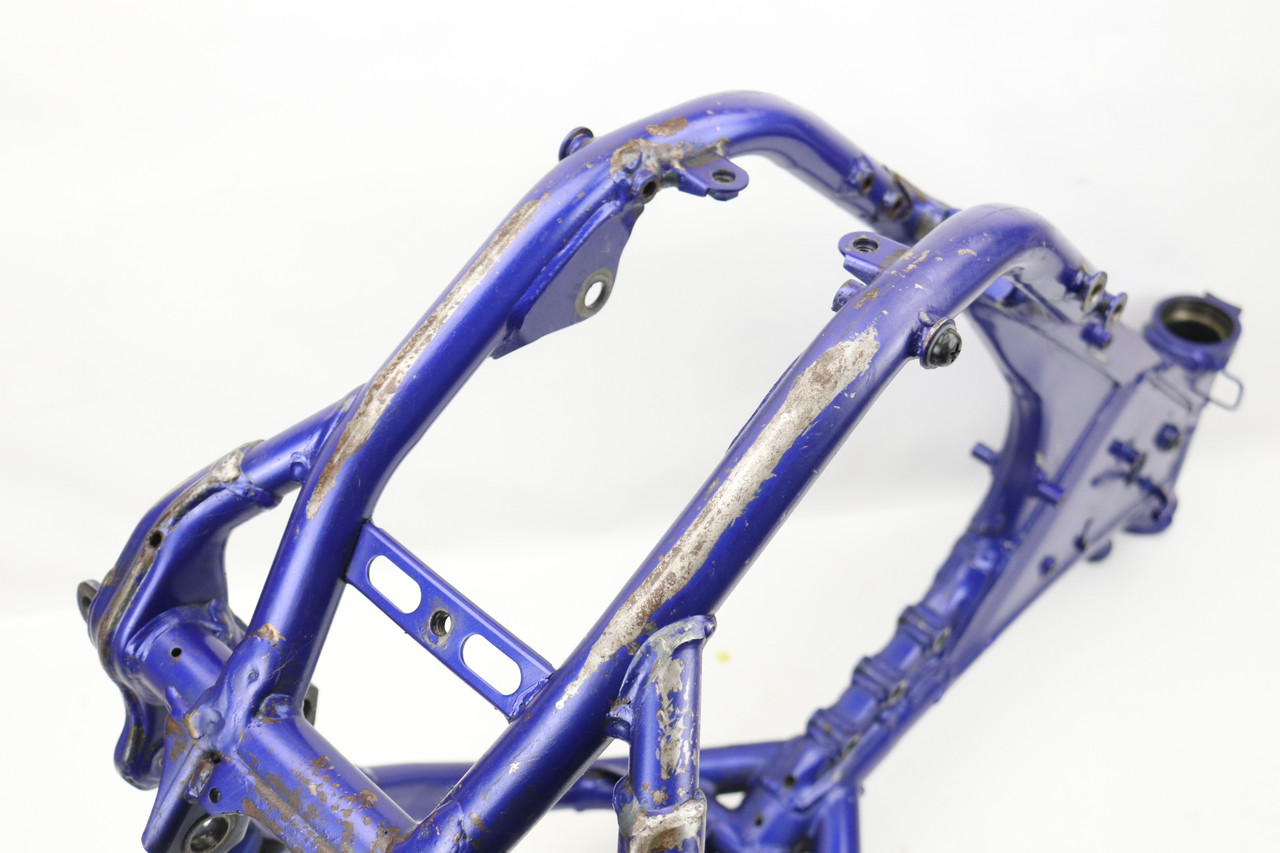 YZ426F 2001 Main Steel Frame Blue Yamaha 5JG-21101-50-P0 #307