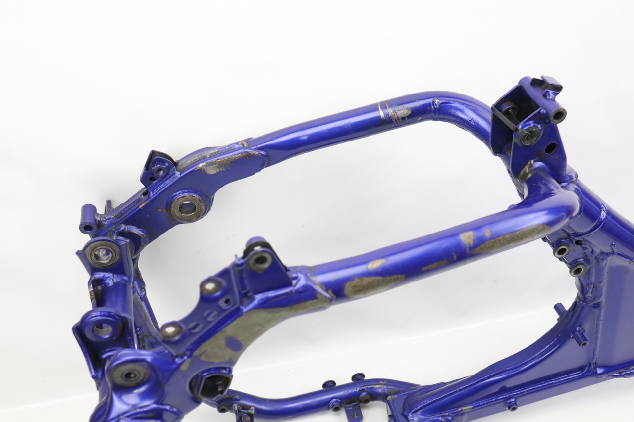 YZ426F 2001 Main Steel Frame Blue Yamaha 5JG-21101-50-P0 #307