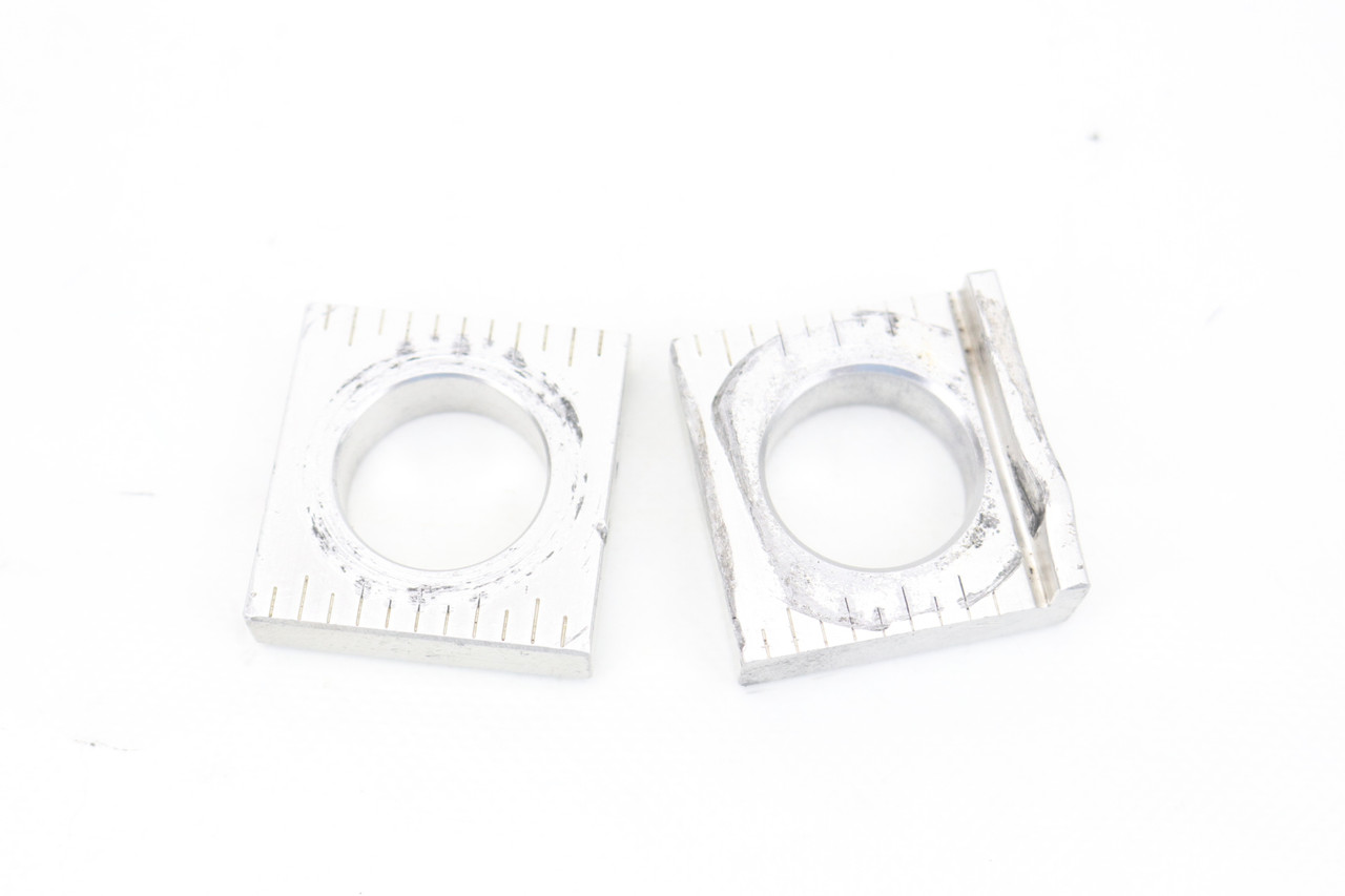 YZ / WRF / YZF 05-25 Rear Chain Adjuster Blocks Yamaha 1C3-25389-H0-00 #132