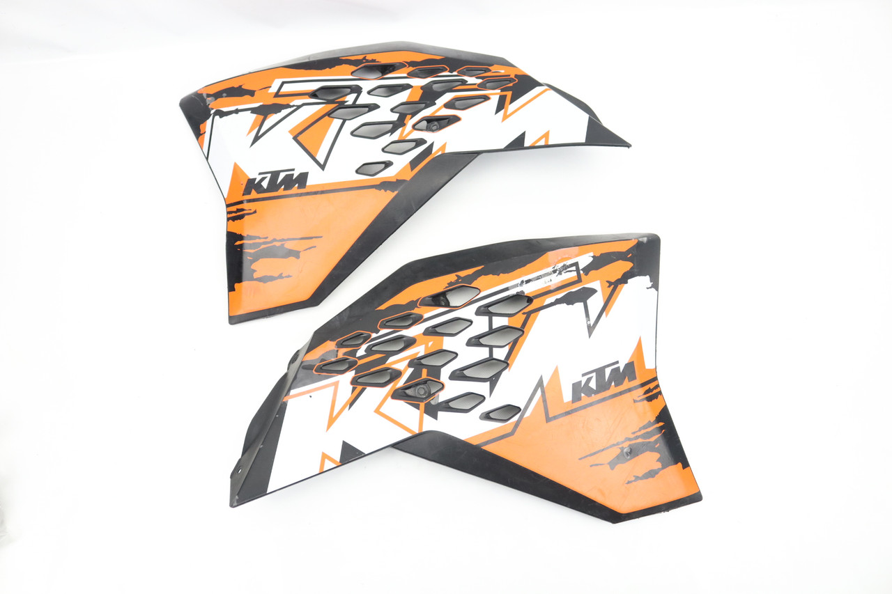 125-505 SX SX-F 2007 Tank Shrouds Tank Plastics Pair KTM 7730805000030A #323