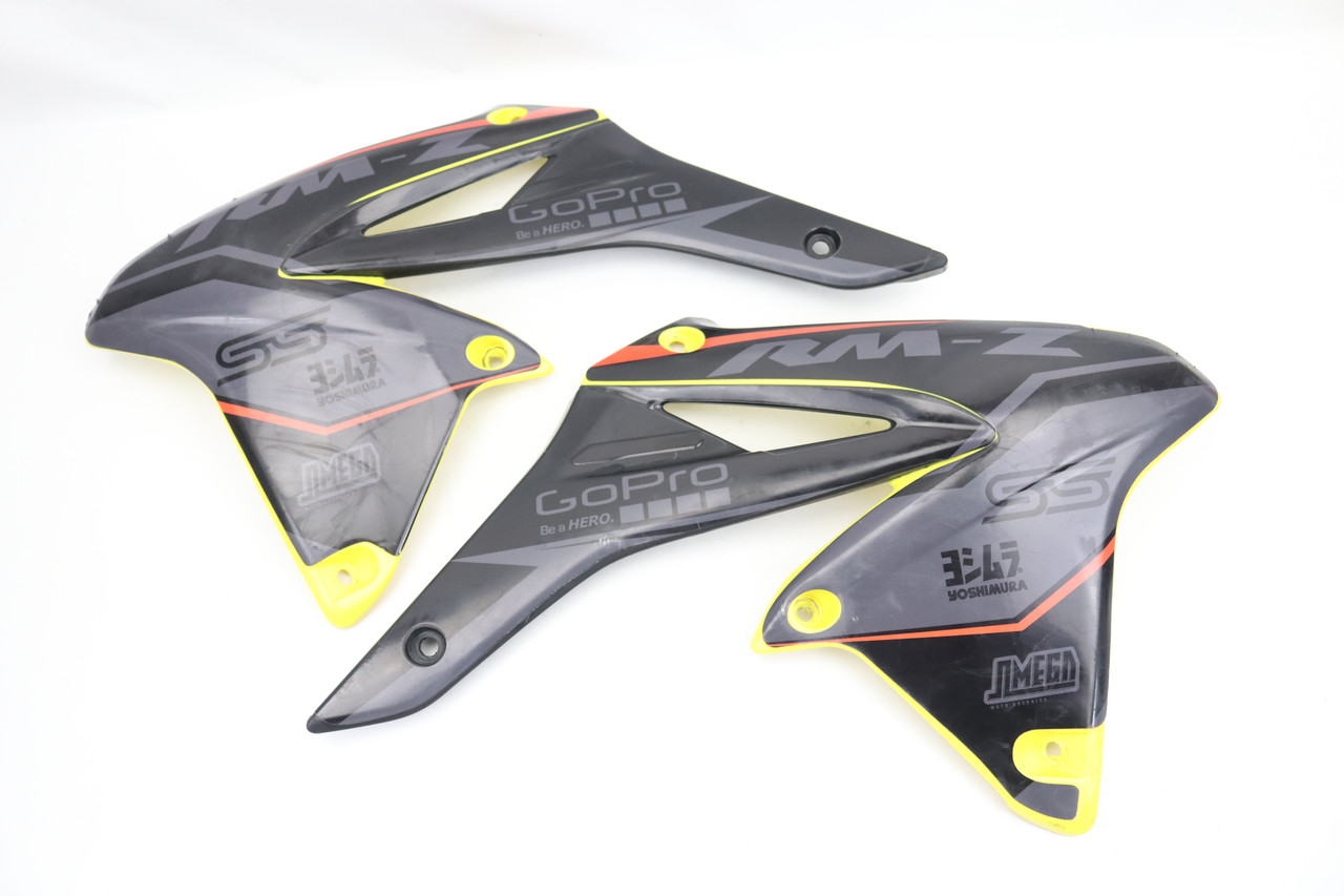 RM-Z250 2010-2018 Tank Shrouds Tank Plastics Pair Suzuki 44270-49H02-GY8 #328