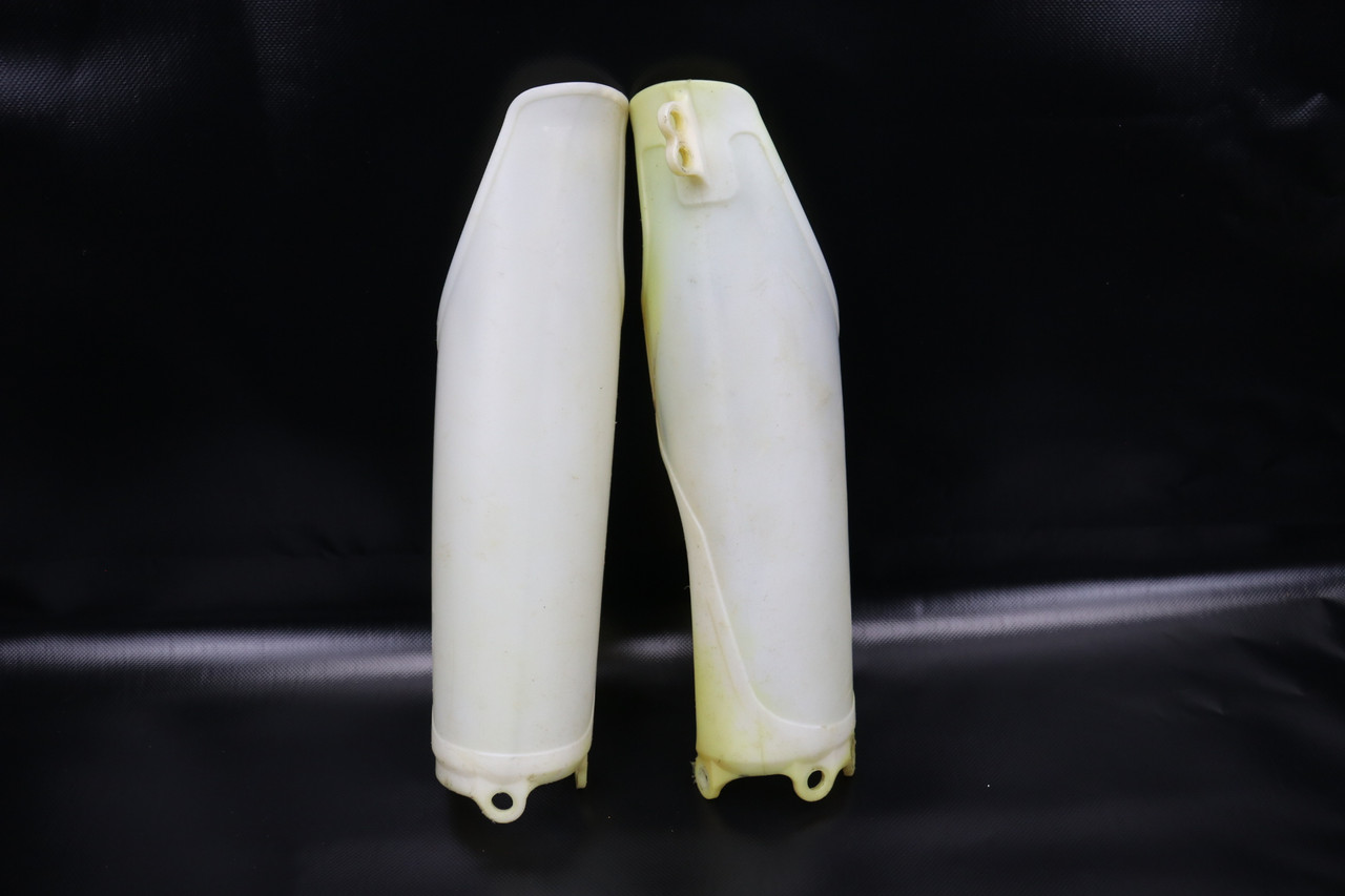 CRF250R CRF450R 2004-2014 Fork Tube Guards LH+RH Protectors Honda 51620-MEN-000ZA #333