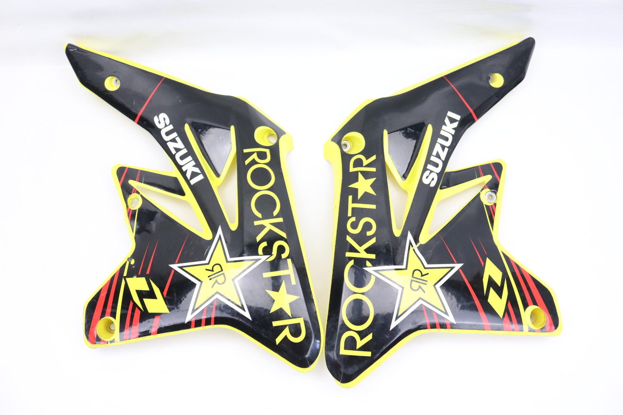 RM-Z250 2007-2009 Tank Shrouds Tank Plastics Pair Suzuki 17762-10H00-YU1 #349