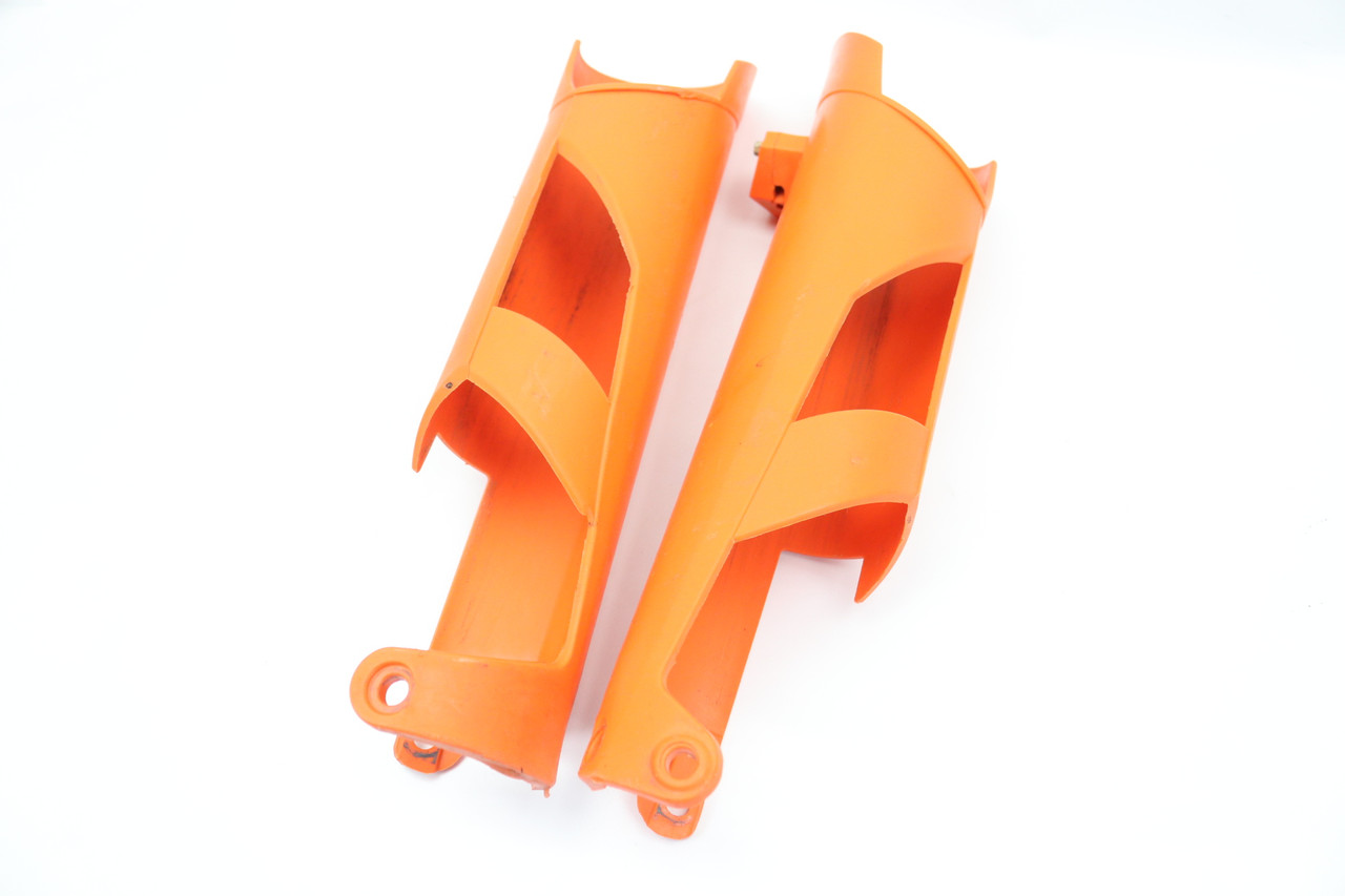 125-530 SXS-F EXC-F EXC 2007-2009 Fork Tube Guards LH+RH Protectors KTM 7800109420004 #351