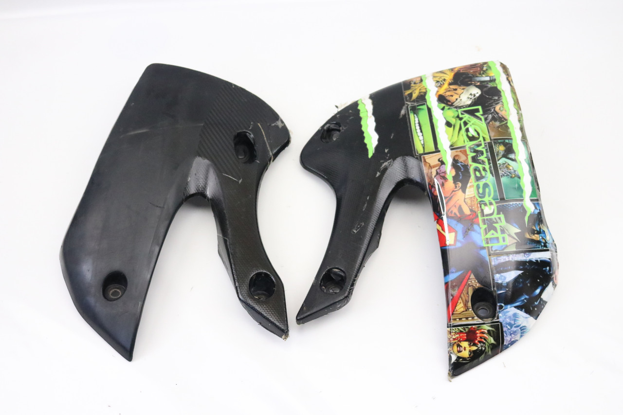 KX65 2005-2022 Radiator Shroud Tank Plastics Left & Right Pair Kawasaki #220