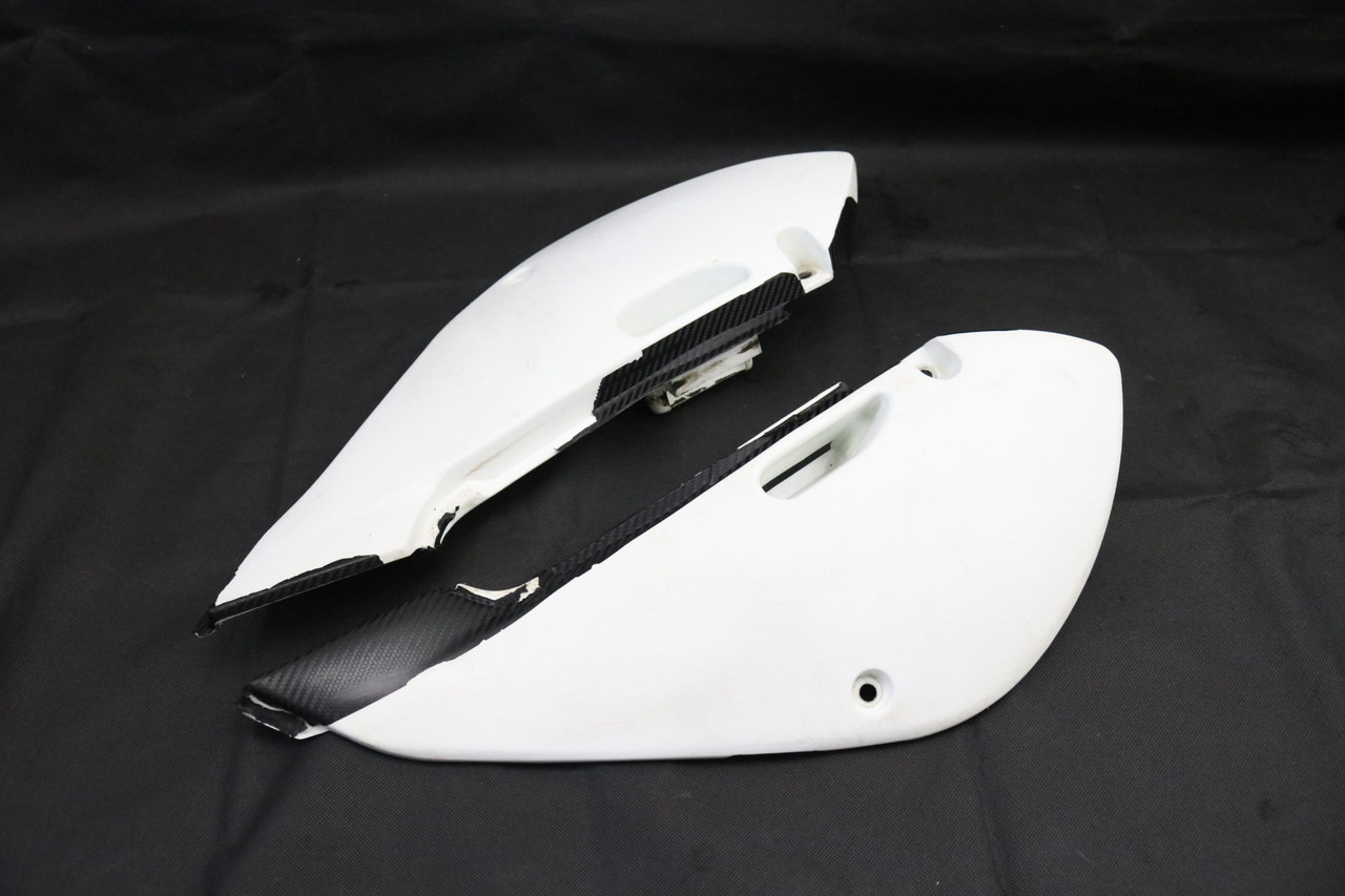 KX65 2003-2019 Side Panels Plastics Pair White Left & Right Kawasaki #220